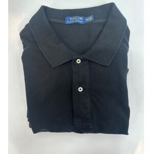 Polo Ralph Lauren Men's Polo Shirt 4XLT Black Classic‎ Fit Short Sleeve Cotton